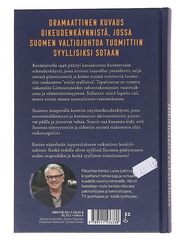 Sotien syyllisyys / jälkiviisaassa tarkastelussa - Lasse Lehtinen - Historiakirjat - 10105562905 - 1