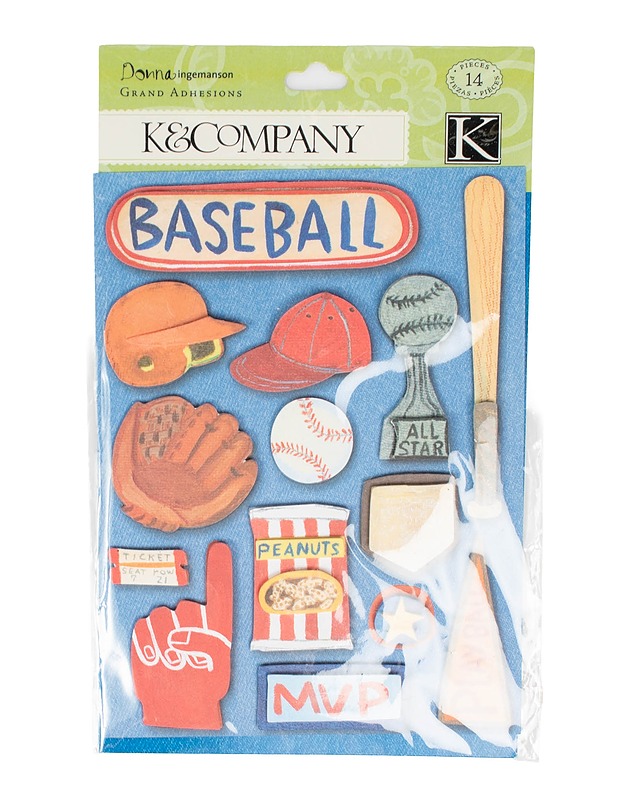 K & COMPANY Baseball 3D tarrat - Askartelu - 10105562921 - 0