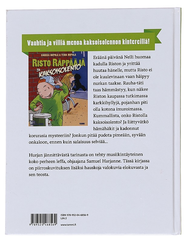 Risto Räppääjä ja kaksoisolento - Nopola, Sinikka - Lastenkirjat - 10105563032 - 1