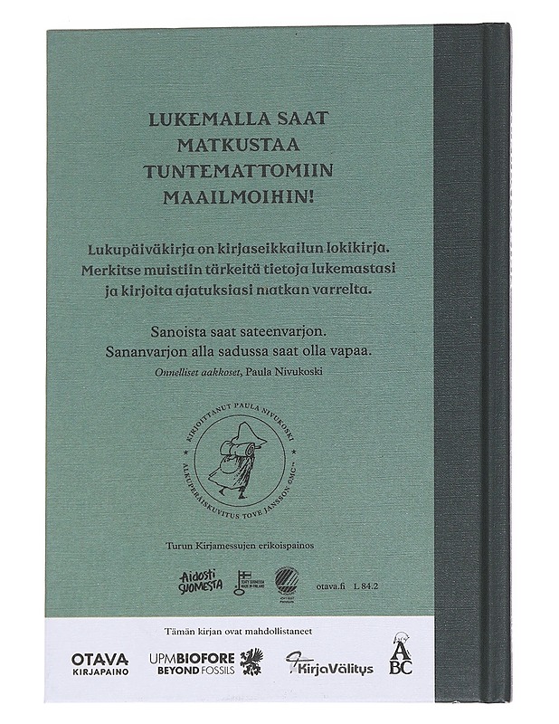 Lukupäiväkirja - Tove Jansson - Lastenkirjat - 10105563051 - 1