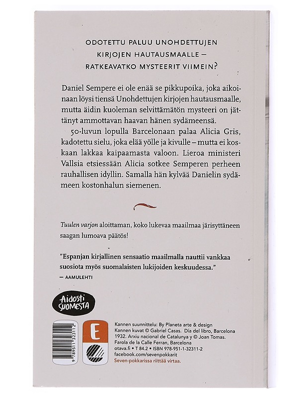 Henkien labyrintti - Ruiz Zafón, Carlos - Jännitys ja dekkarit - 10105563063 - 1