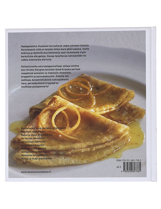 Ohukaiset, krepit ja pannukakut - Hallgren, Ann-Kristin - Ruokakirjat - 10105563087 - 1