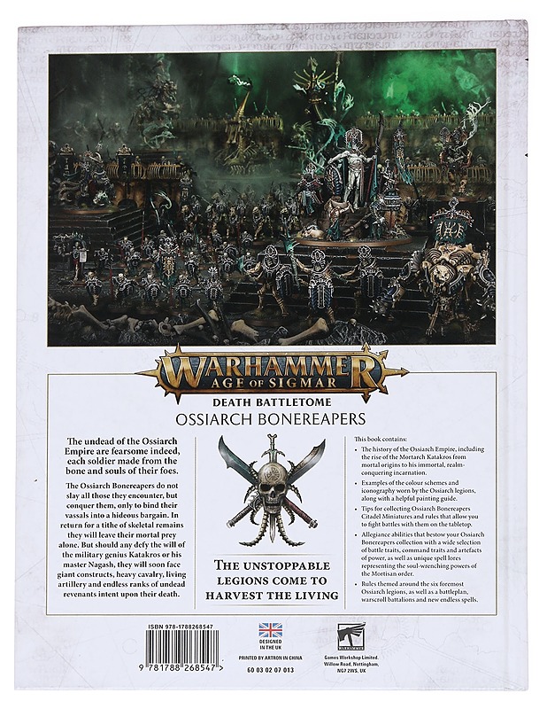 Battletome: Ossiarch Bonereapers - Warhammer Battletomes (BATT) - Tietokirjat ja oppaat - 10105563105 - 1