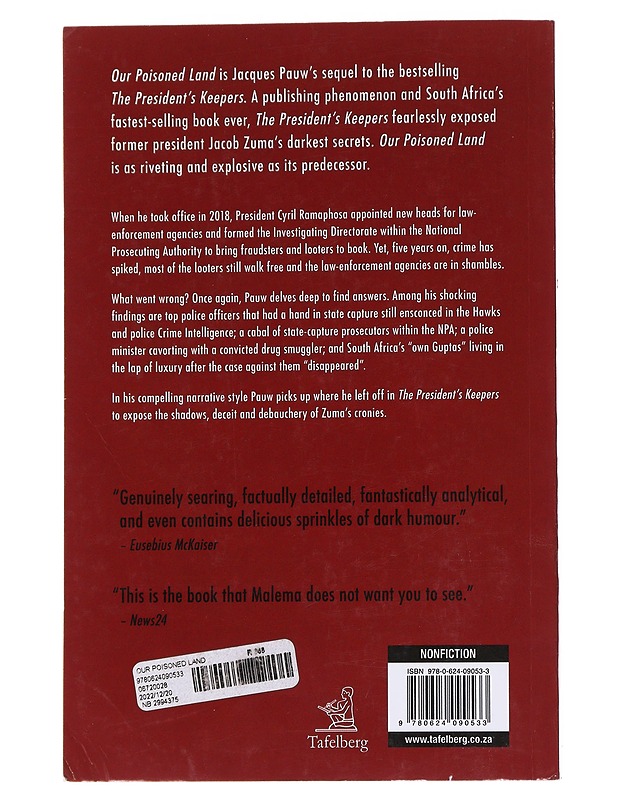 Our Poisoned Land - Jacques Pauw - Tietokirjat ja oppaat - 10105563098 - 1