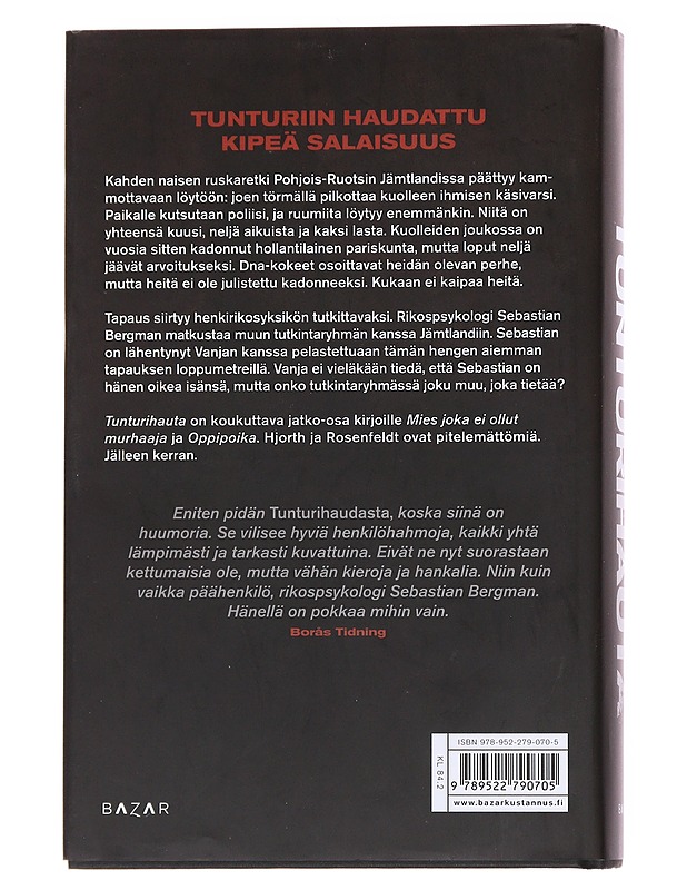 Tunturihauta - Hjorth, Michael - Jännitys ja dekkarit - 10105563104 - 1