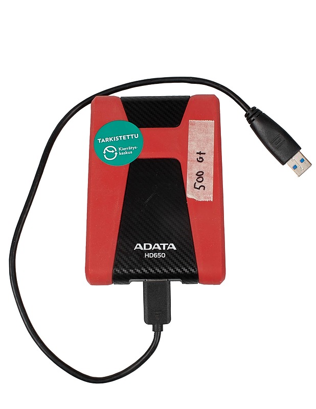 ADATA HD650 500 GT -ulkoinen kovalevy  - Tietokoneet - 10105563115 - 0