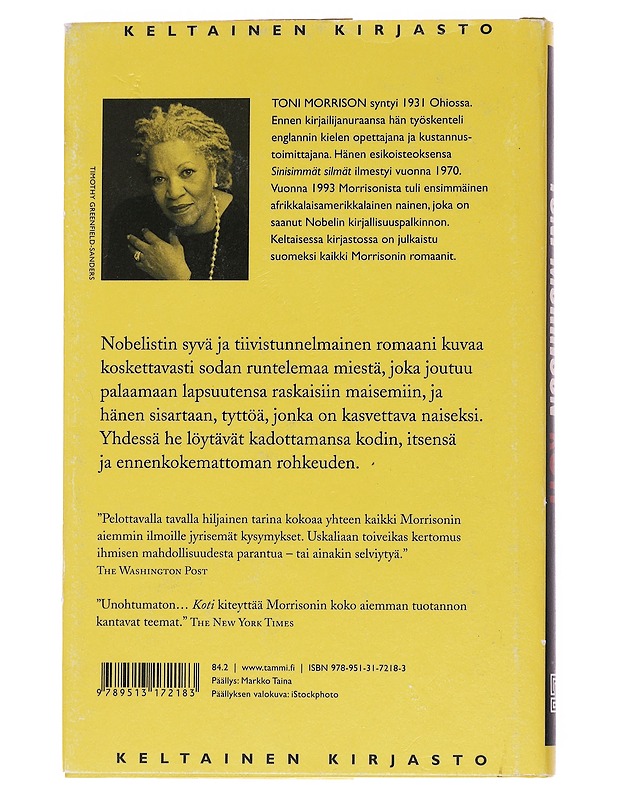Koti - Toni Morrison - Romaanit ja novellit - 10105563108 - 1
