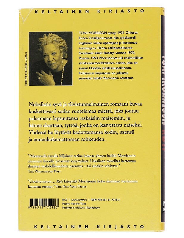 Koti - Toni Morrison - Romaanit ja novellit - 10105563114 - 1