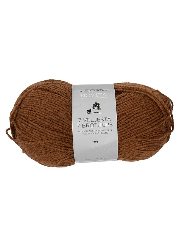 NOVITA 7 veljestä vyötelanka, 100 g - Käsityö - 10105563124 - 0