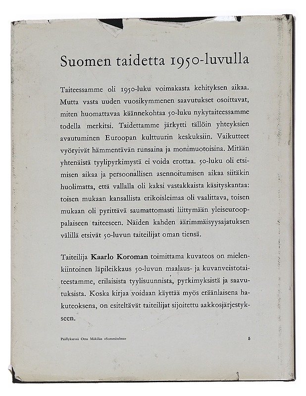 Suomen taidetta 1950-luvulla - Koroma, Kaarlo - Tietokirjat ja oppaat - 10105563129 - 1
