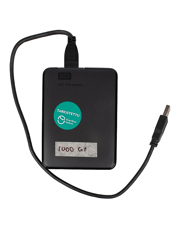WD Element 1000 Gt -ulkoinen kovalevy - Tietokoneet - 10105563146 - 0
