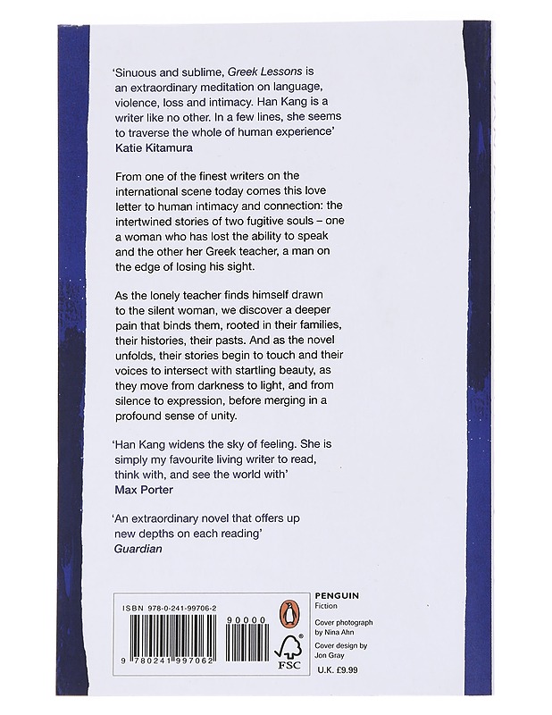 Greek lessons - Han, Kang - Romaanit ja novellit - 10105563152 - 1
