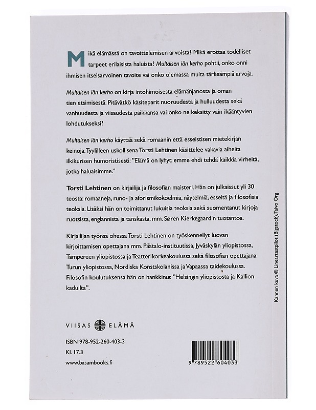 Multaisen iän kerho - Torsti Lehtinen - Tietokirjat ja oppaat - 10105563170 - 1