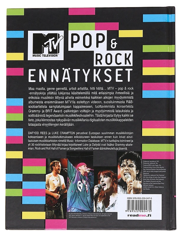 MTV Pop ja rock -ennätykset 2011 - Crampton, Luke - Musiikki- ja elokuvakirjat - 10105563200 - 1