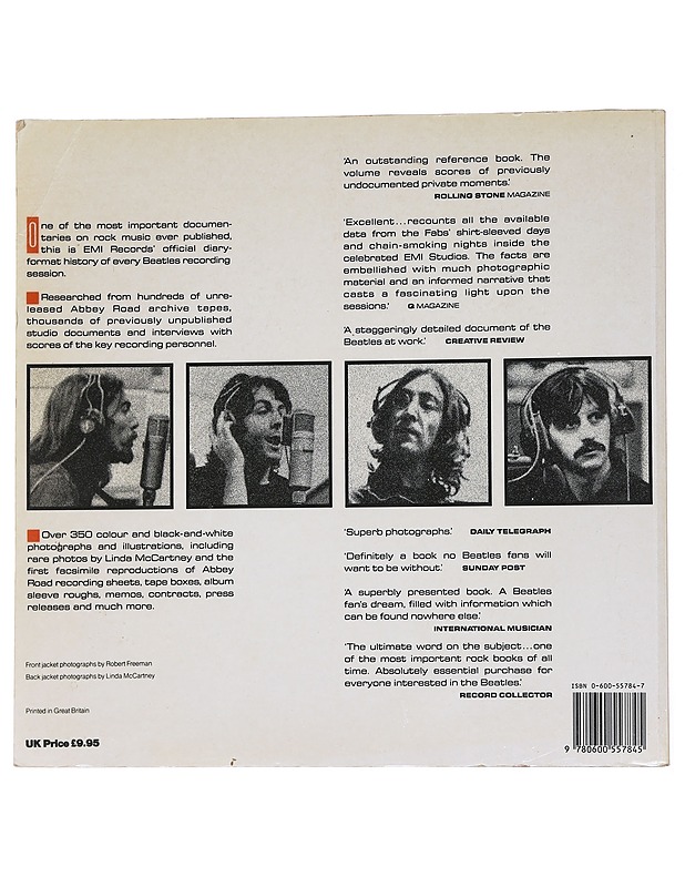 The complete Beatles recording sessions  - Mark Lewisohn - Tietokirjat ja oppaat - 10105563239 - 1