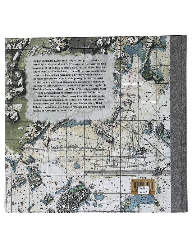 Kuninkaallinen merikartasto 1791-1796 : C. N. af Klerckerin johtama kartoitustyö Suomenlahdella - Harju, Erkki-Sakari - Historiakirjat - 10105563254 - 1