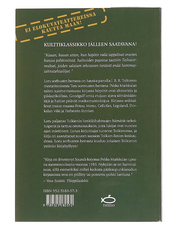 Loru sorbusten herrasta -  Henry N. Beard - Fantasia- ja scifi - 10105563258 - 1