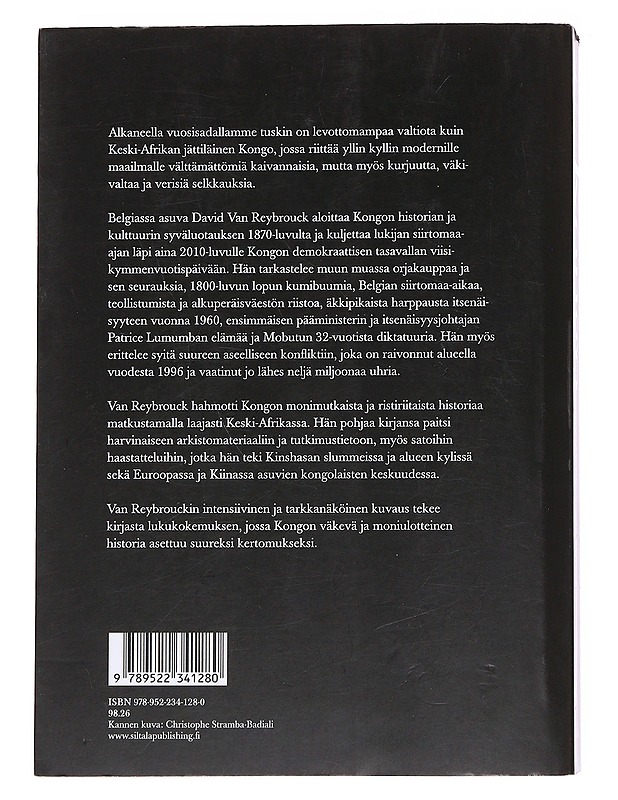 Kongo / historia - David Van Reybrouck - Historiakirjat - 10105563273 - 1