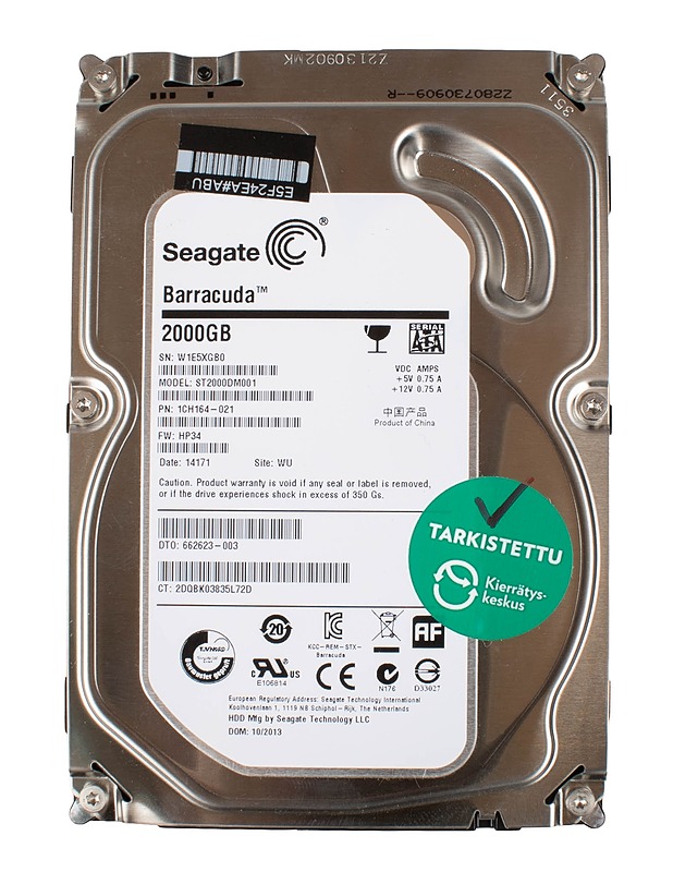 SEAGATE Barracuda 2000 GB -kovalevy  - Tietokoneet - 10105563289 - 0