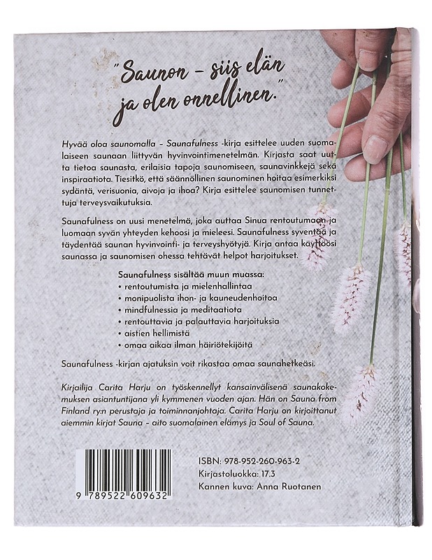 Hyvää oloa saunomalla / saunafulness - Carita Harju - Tietokirjat ja oppaat - 10105563320 - 1