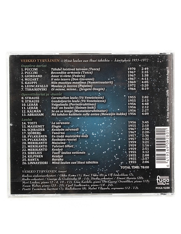 Veikko Tyrväinen - Minä laulan sun iltasi tähtihin - CD - CD-levyt - 10105563344 - 1