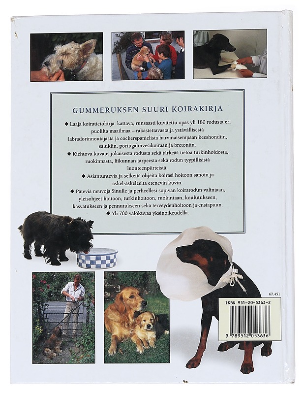 Gummeruksen suuri koirakirja / koirarodut, koirien hoito ja kasvatus - Larkin, Peter - Kirja lahjaksi - 10105563345 - 1