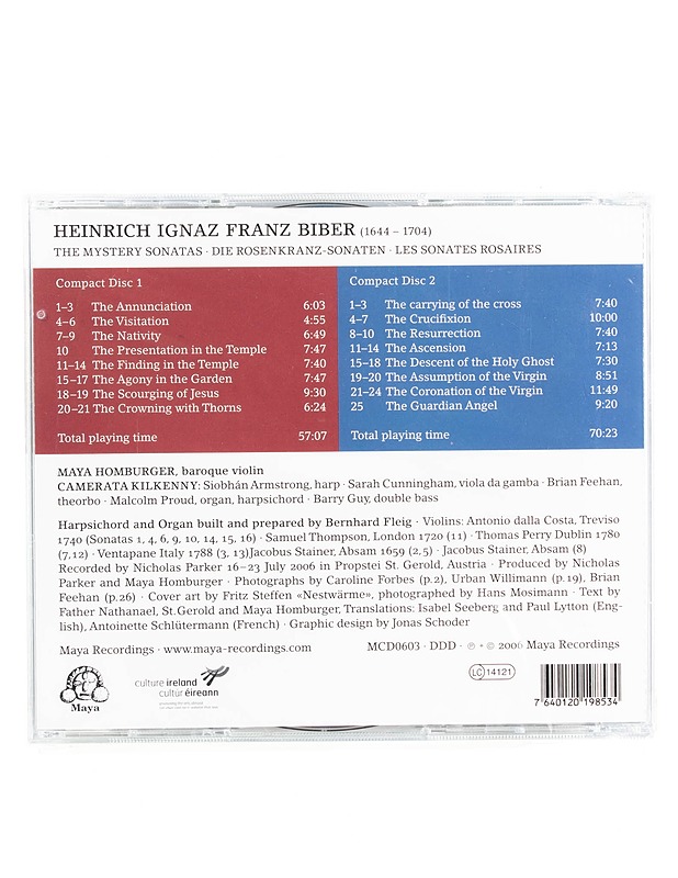 Biber - The Mystery Sonatas - CD - CD-levyt - 10105563364 - 1