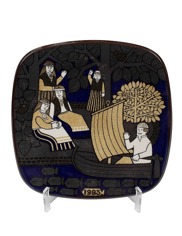 ARABIA Kalevala vuosilautanen 1983 - Designsuosikit - 10105563371 - 0