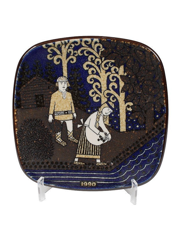 ARABIA Kalevala vuosilautanen 1990 - Designsuosikit - 10105563378 - 0