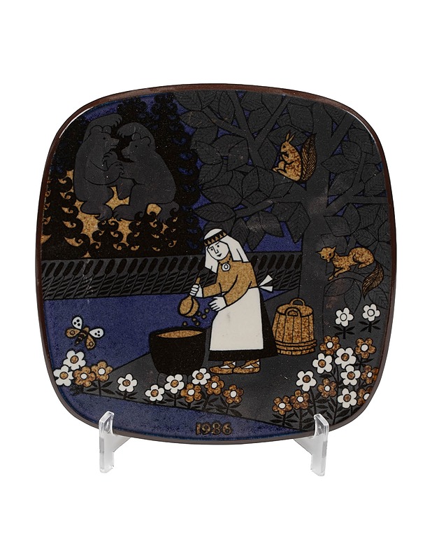 ARABIA Kalevala vuosilautanen 1986 - Designsuosikit - 10105563387 - 0