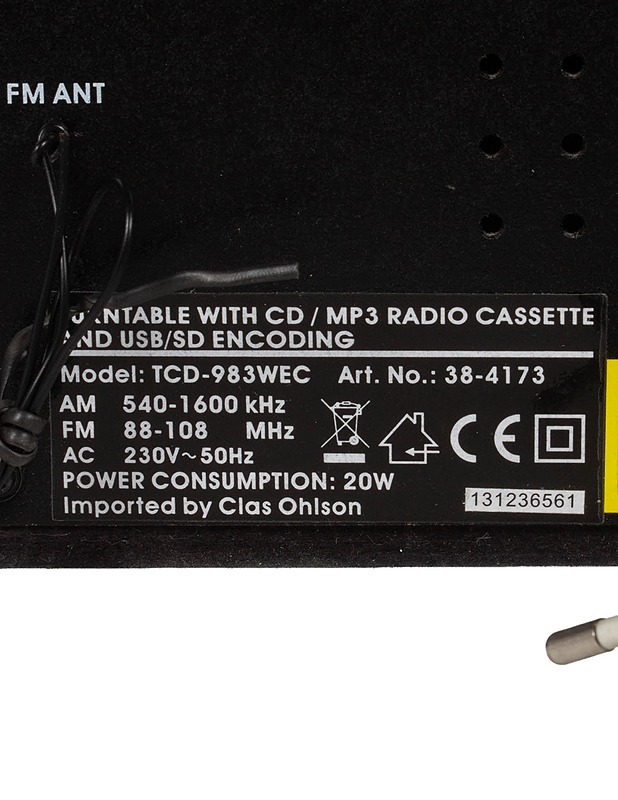 CLAS OHLSON TCD-983WEC mikrosarja - Viihde-elektroniikka - 10105563419 - 2