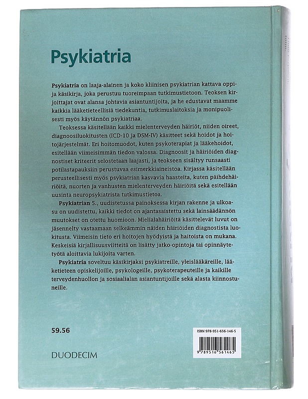 Psykiatria - Aalberg, Veikko - Tietokirjat ja oppaat - 10105563427 - 1