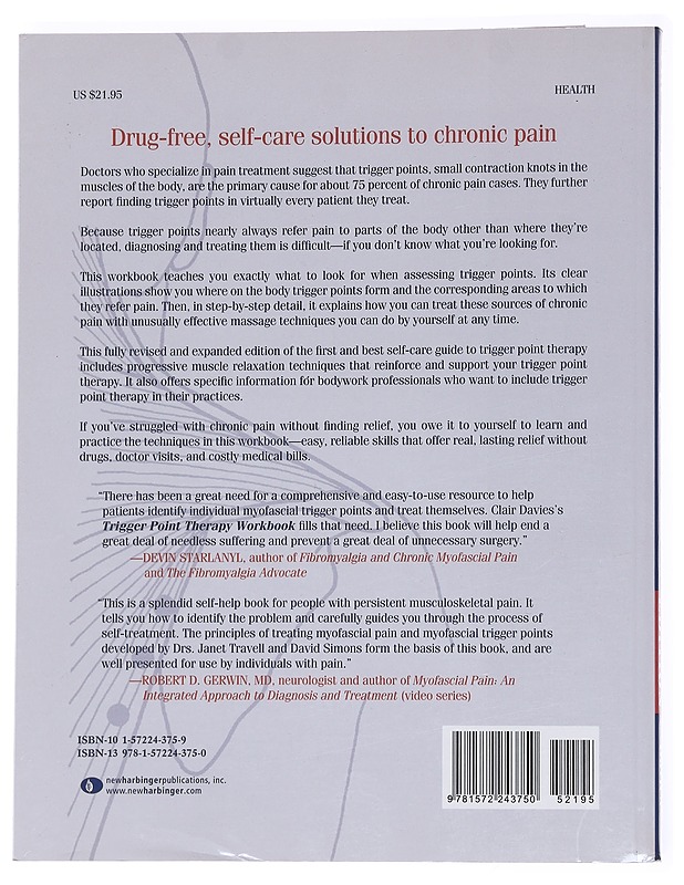 The trigger point therapy workbook : your self-treatment guide for pain relief - Davies, Clair - Tietokirjat ja oppaat - 10105563460 - 1