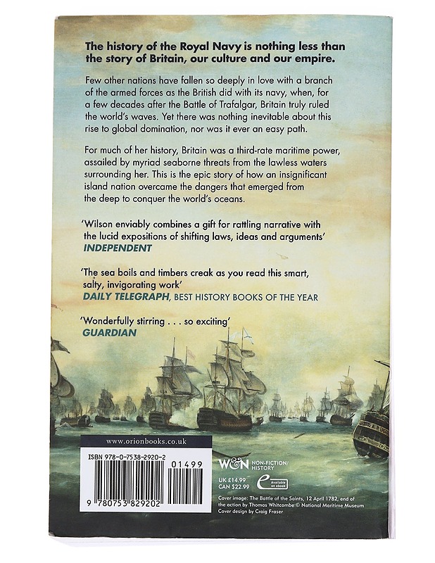 Empire Of The Deep: The Rise And Fall Of The British navy - Ben Wilson - Historiakirjat - 10105563536 - 1