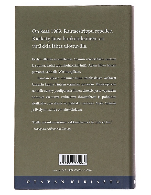 Adam ja Evelyn - Schulze, Ingo - Romaanit ja novellit - 10105563550 - 1