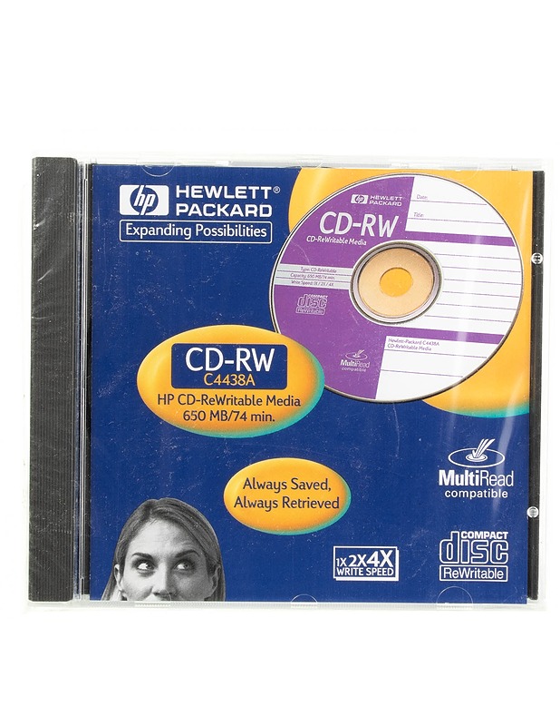 Hewlett Packard 650 MB ReWritable CD - CD - CD-levyt - 10105563604 - 0