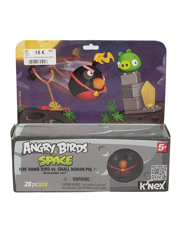 ANGRY BIRDS fire bombs vs small minion pig -rakennussarja   - Lasten lelut - 10105563703 - 0