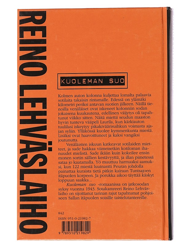 Kuoleman suo : romaani - Reino Lehväslaiho - Romaanit ja novellit - 10105563713 - 1