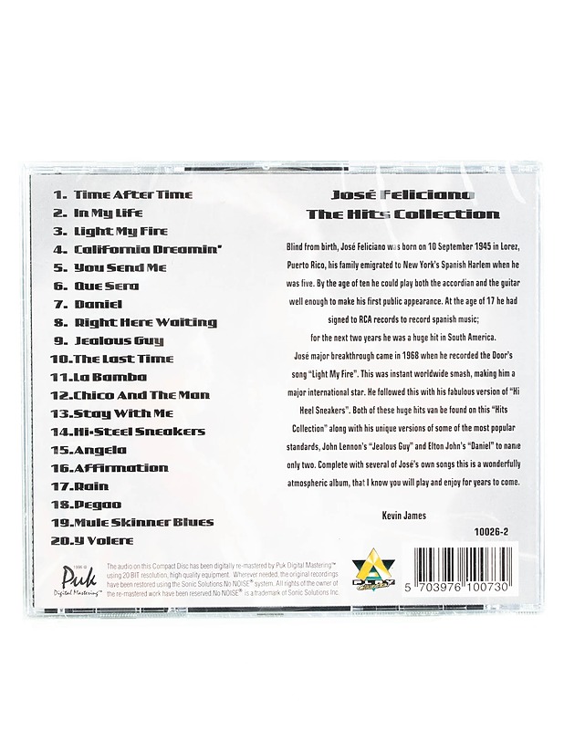 Jose Felliciano - The Hits Collection - CD - CD-levyt - 10105563738 - 1