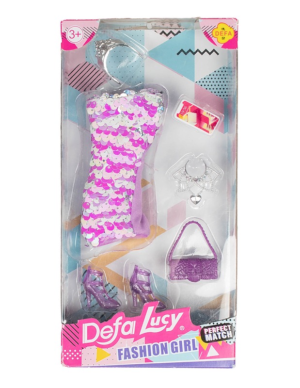 DEFA LUCY FAXHION GIRL -vaatesarja  - Lasten lelut - 10105563758 - 0