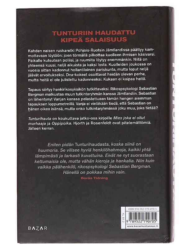 Tunturihauta - Hjorth, Michael - Jännitys ja dekkarit - 10105563807 - 1