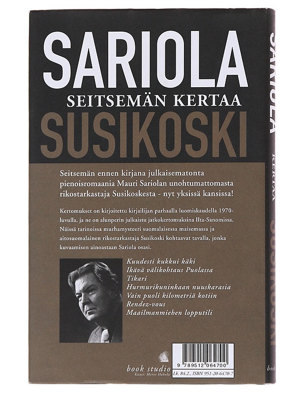 Seitsemän kertaa Susikoski - Mauri Sariola - Romaanit ja novellit - 10105563812 - 1