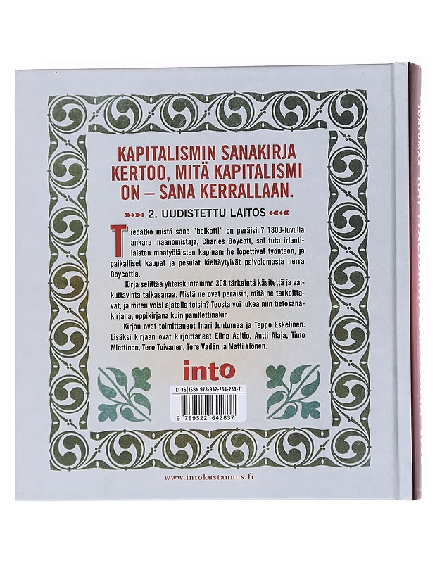 Kapitalismin sanakirja - Eskelinen, Teppo - Tietokirjat ja oppaat - 10105563915 - 1