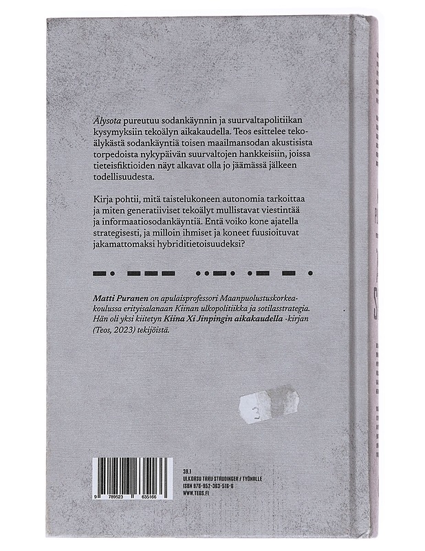Älysota - Matti Puranen - Historiakirjat - 10105563938 - 1