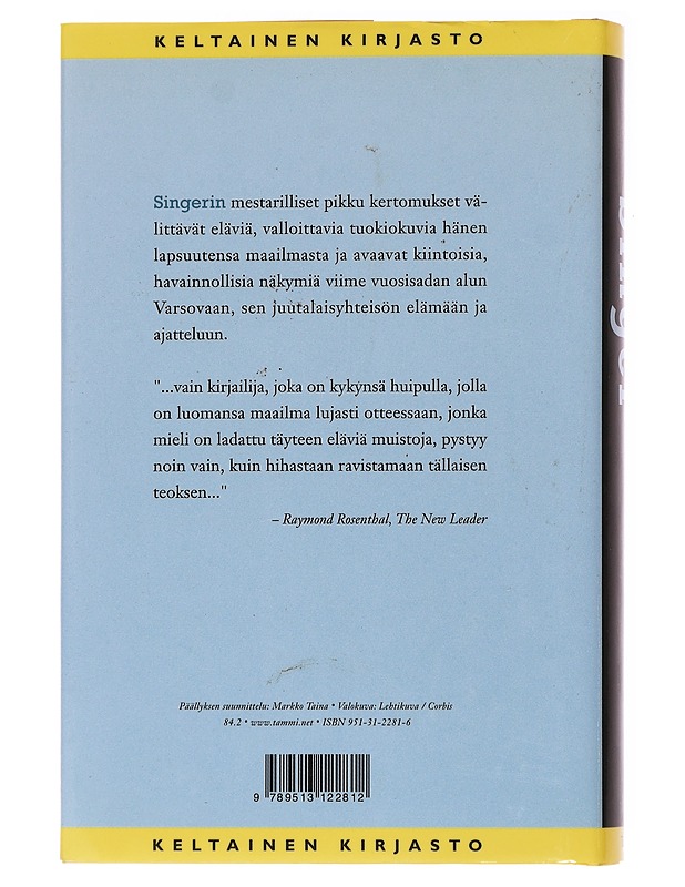 Isäni seurakuntaa - Singer, Isaac Bashevis - Romaanit ja novellit - 10105563947 - 1