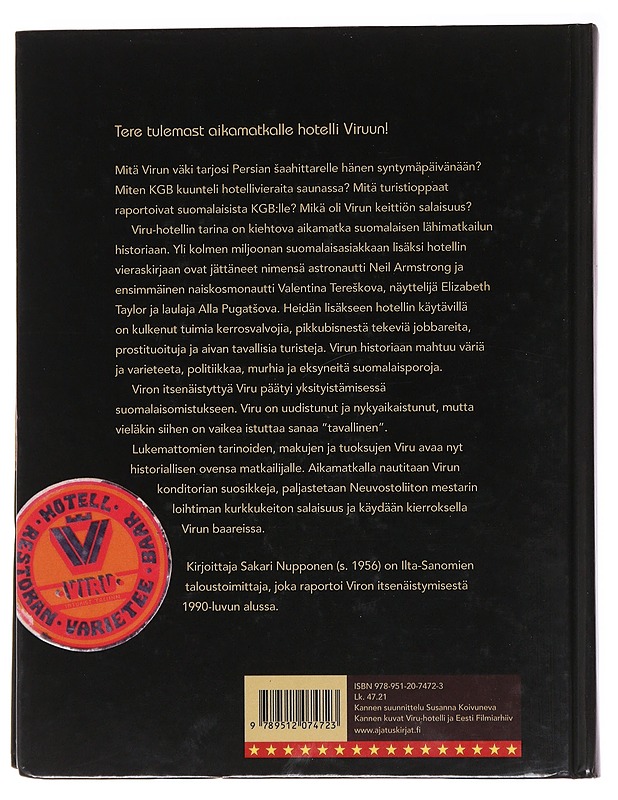 Aikamatka hotelli Viruun - Sakari Nupponen - Historiakirjat - 10105563950 - 1