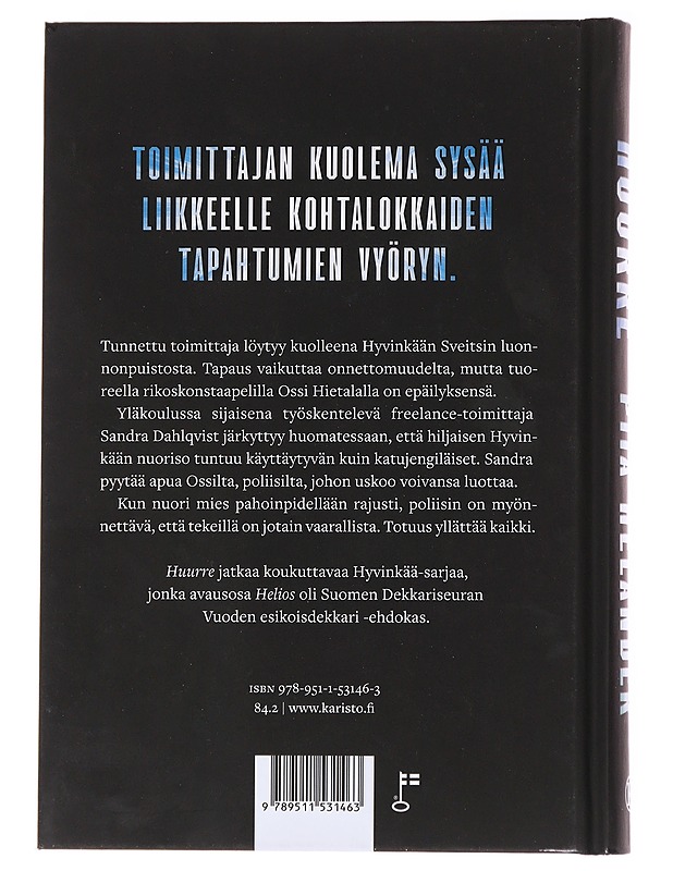 Huurre - Piia Helander - Jännitys ja dekkarit - 10105563978 - 1