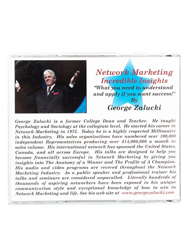 George Zalucki - Network Marketing - CD - CD-levyt - 10105564060 - 1