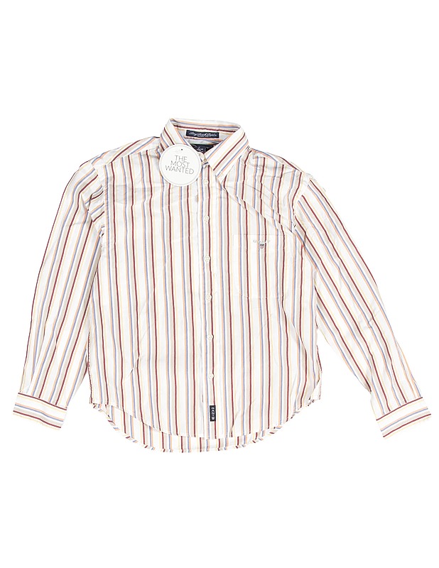 GANT Long Beach Poplin kauluspaita, 146/152 - Lasten vaatteet - 10105564078 - 0