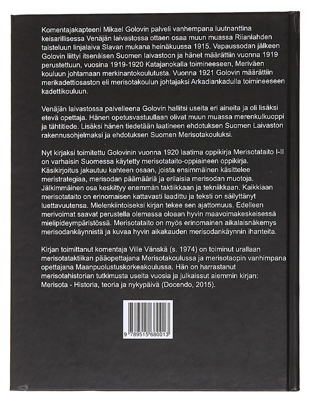 Merisotataito I-II: Komentajakapteeni Golovinin laatima käsikirjoitus merisotataidon oppikirjaksi - Golovin, Mikael - Tietokirjat ja oppaat - 10105564119 - 1